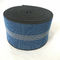 3 Elastische Singelband 70mm Breedte Blauwe van de duimbank Verlenging 10%-20% met Witte Lijnen leverancier