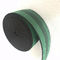 Breedte 50mm Groene Elastische Singelband met 4 zwarte lijnenpe singelband leverancier