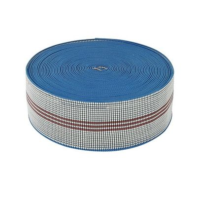 China Hoog - Elastische Singelband 50mm van de kwaliteitsbank Blauwe die kleur door goed rubber wordt gemaakt leverancier