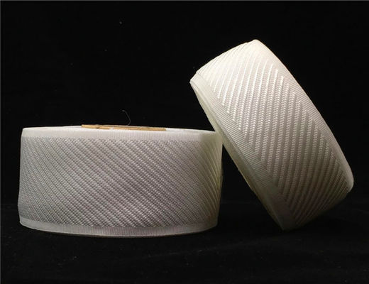 Gebreide Geweven Wit/Zwarte Rand 3mm300mm van de Matrasband/Gepaste kleur leverancier