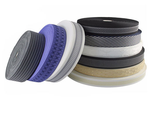 Gebreide Geweven Wit/Zwarte Rand 3mm300mm van de Matrasband/Gepaste kleur leverancier