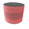 3 Elastische Singelband 70mm Breedte Rode van de duimbank Verlenging 50%-60% met Zwarte Lijnen leverancier