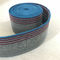 50mm Bluepolyester elastische die singelband door Chinese rubber goede veerkracht wordt gemaakt leverancier