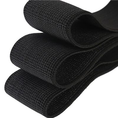 De Singelbandbreedte 5cm van de jonge geitjestrampoline rubber van kleuren het zwarte Maleisië voor banktoebehoren leverancier